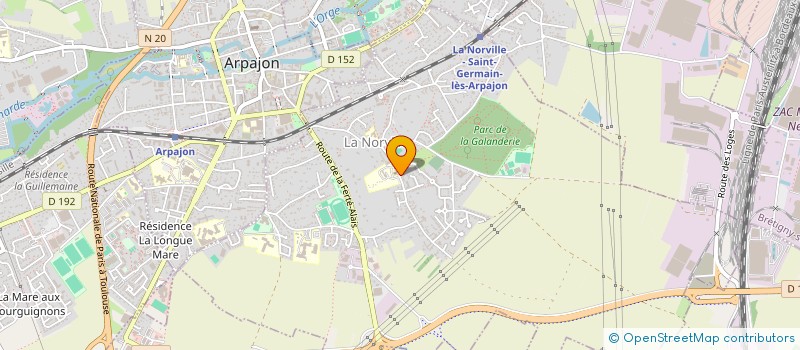 localisation de l'entreprise ACALE FER à ARPAJON