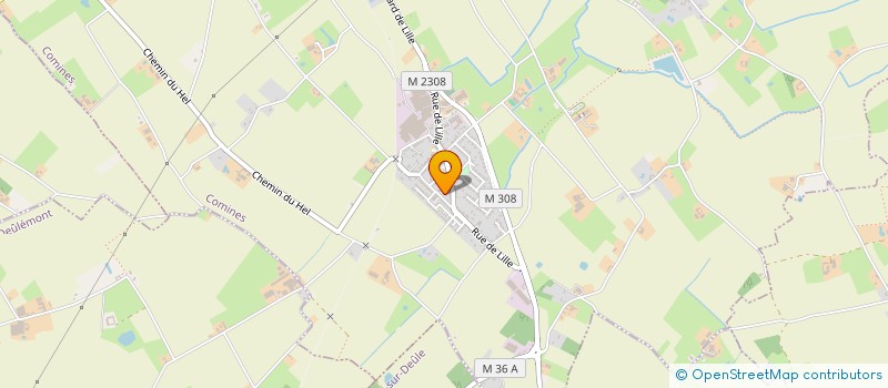 localisation de l'entreprise ACALIME  COMINES