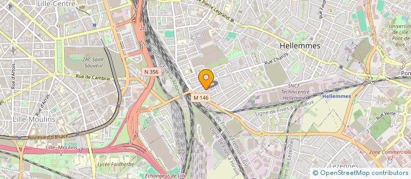 localisation de l'entreprise ACALY  LILLE