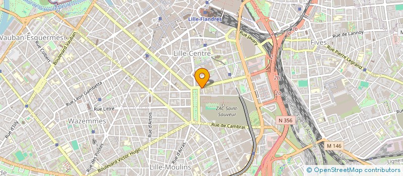 localisation de l'entreprise ACALY WORKPACKAGE  LILLE