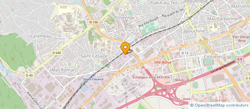 localisation de l'entreprise ACALYS FINANCES AGENCE DE NIMES  NIMES