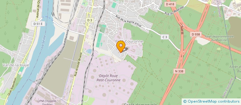 localisation de l'entreprise ACAM PC à PETIT-COURONNE