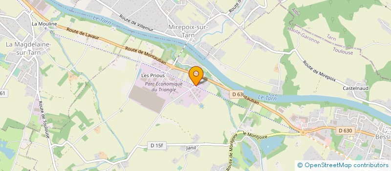 localisation de l'entreprise ACAMA-ENERGIES  BESSIERES