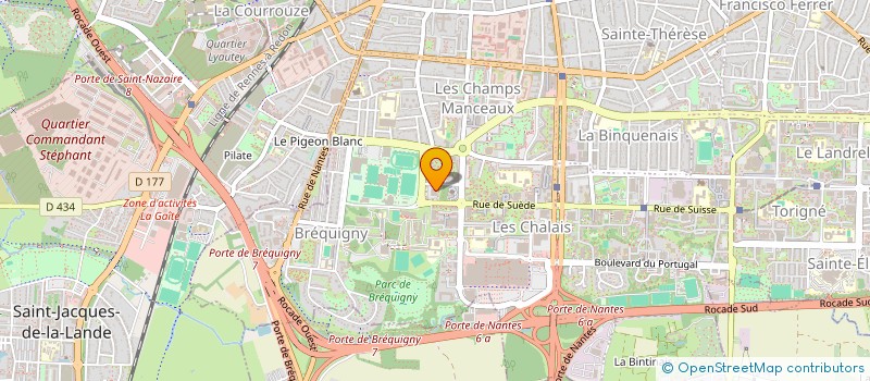 localisation de l'entreprise ACAMACA  RENNES
