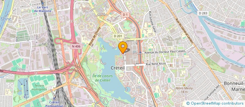 localisation de l'entreprise ACAME à CRETEIL