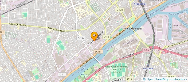 localisation de l'entreprise ACAMEX à ARGENTEUIL