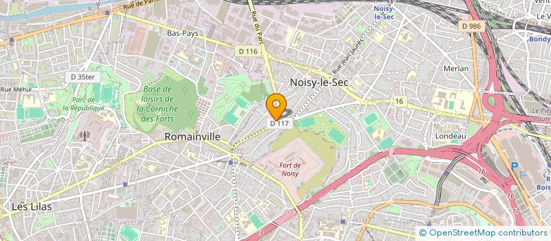 localisation de l'entreprise ACAMEX à NOISY-LE-SEC