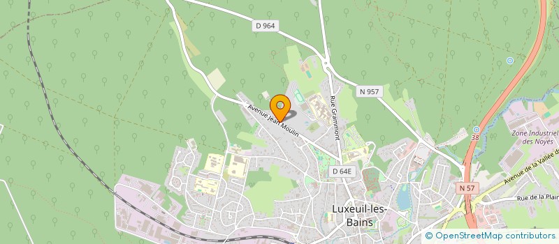 localisation de l'entreprise ACAMICRO à LUXEUIL-LES-BAINS