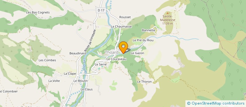 localisation de l'entreprise ACAMPA LIVE  THOARD