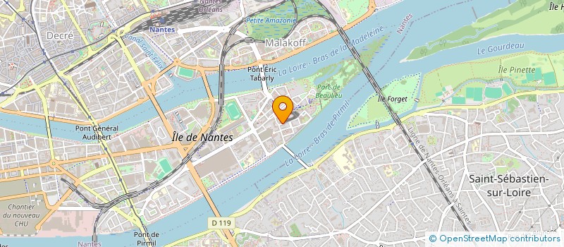 localisation de l'entreprise ACAN à NANTES