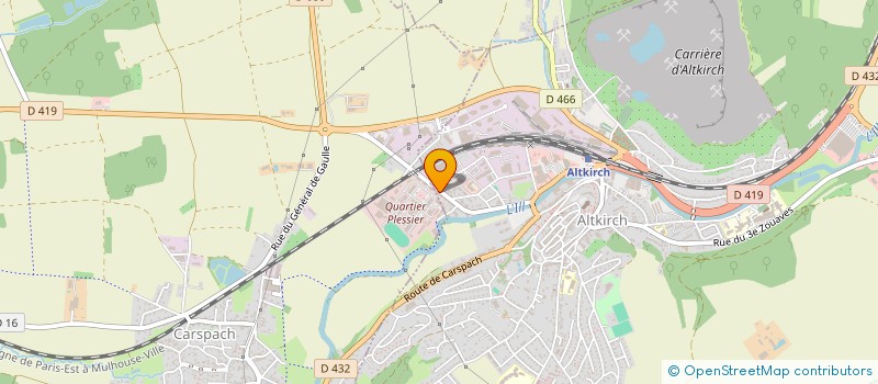 localisation de l'entreprise ACANTHE à ALTKIRCH