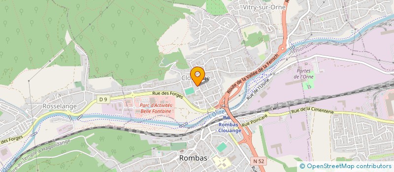 localisation de l'entreprise ACANTHE  CLOUANGE