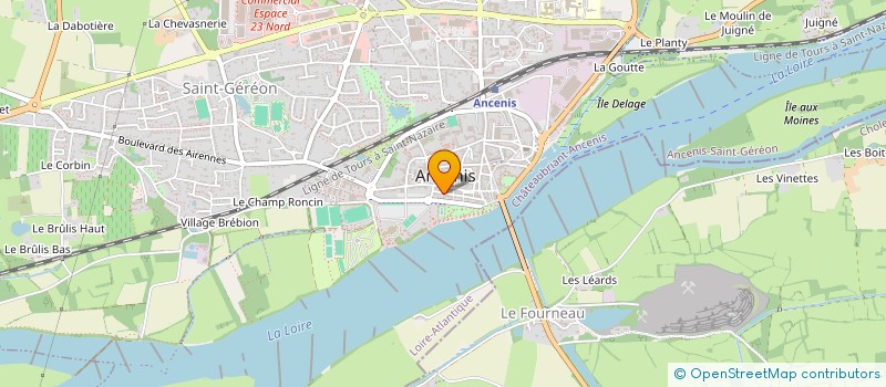 localisation de l'entreprise ACANTHE  ANCENIS-SAINT-GEREON