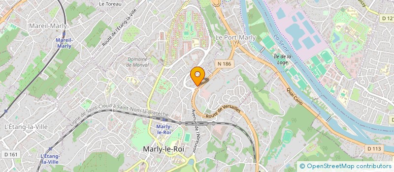 localisation de l'entreprise ACANTHE PROMOTION  MARLY-LE-ROI