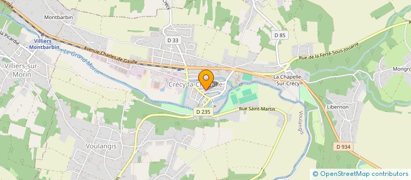 localisation de l'entreprise ACANTHE SARL à CRECY-LA-CHAPELLE