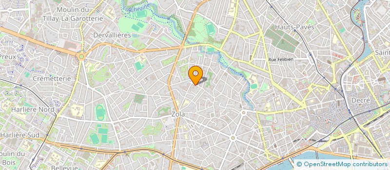 localisation de l'entreprise ACANTHEA à NANTES