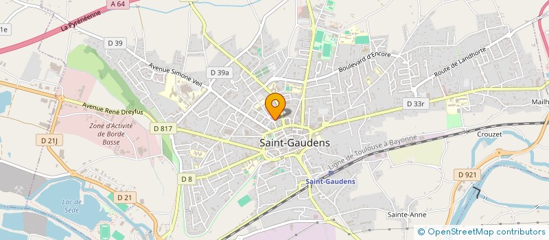localisation de l'entreprise ACANTHES CUISINES à SAINT-GAUDENS