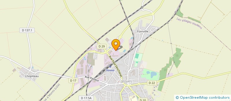 localisation de l'entreprise ACAP INDUS à LES VILLAGES VOVEENS