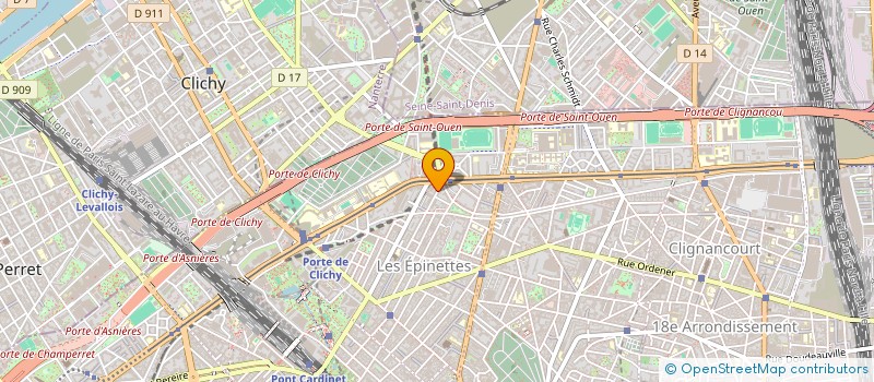 localisation de l'entreprise ACAP-QUATRE VINGT QUATORZE à PARIS