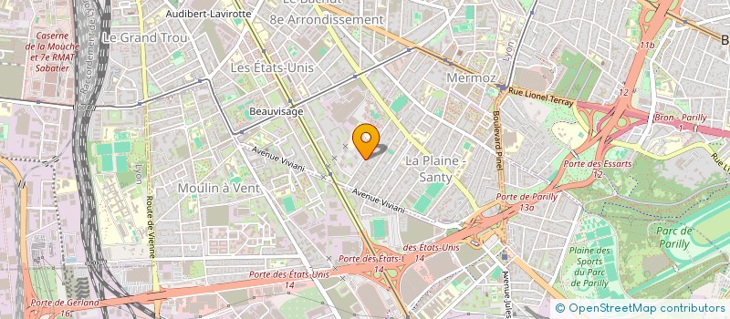 localisation de l'entreprise ACAPA à LYON
