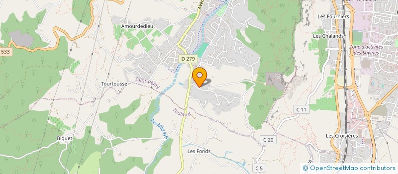 localisation de l'entreprise ACAPEJJE à SAINT-PERAY