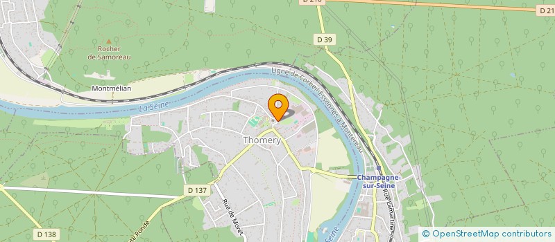 localisation de l'entreprise ACAPEL GROUPE  THOMERY