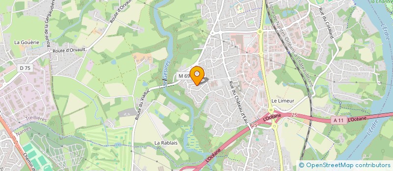 localisation de l'entreprise ACAPEO à LA CHAPELLE-SUR-ERDRE