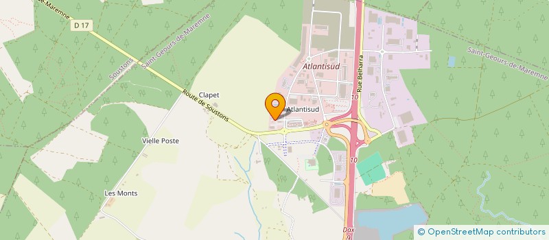 localisation de l'entreprise ACAPIOU  BAYONNE