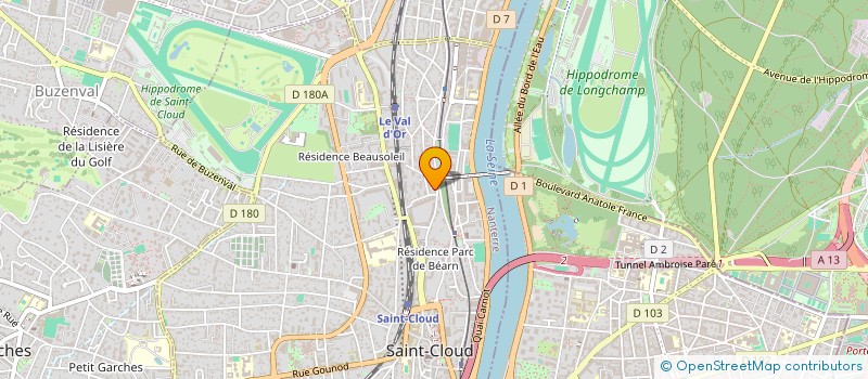 localisation de l'entreprise ACAPPELLA ORGANISATION à SAINT-CLOUD