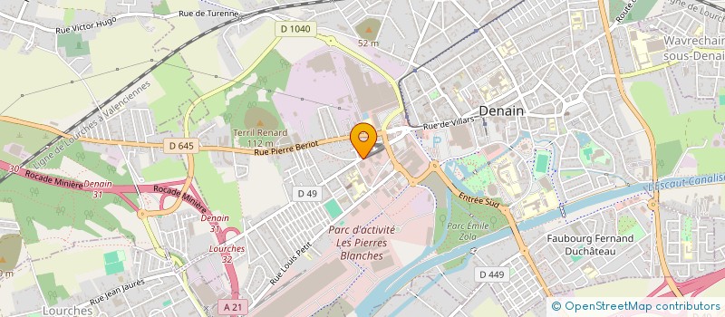 localisation de l'entreprise ACAPPELLO  DENAIN