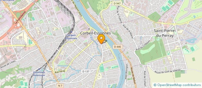 localisation de l'entreprise ACAPSILE à CORBEIL-ESSONNES