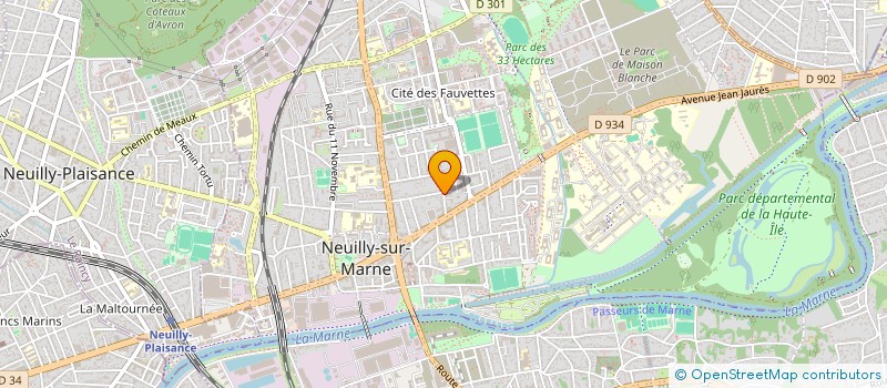 localisation de l'entreprise ACAPYTECH à NEUILLY-SUR-MARNE