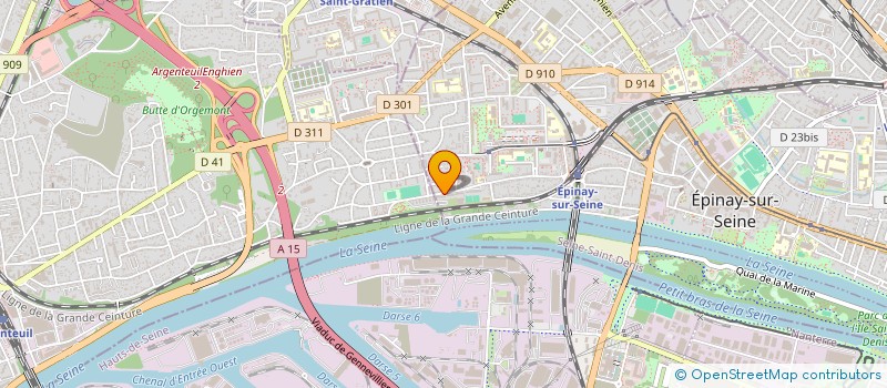 localisation de l'entreprise ACAR BTP à EPINAY-SUR-SEINE