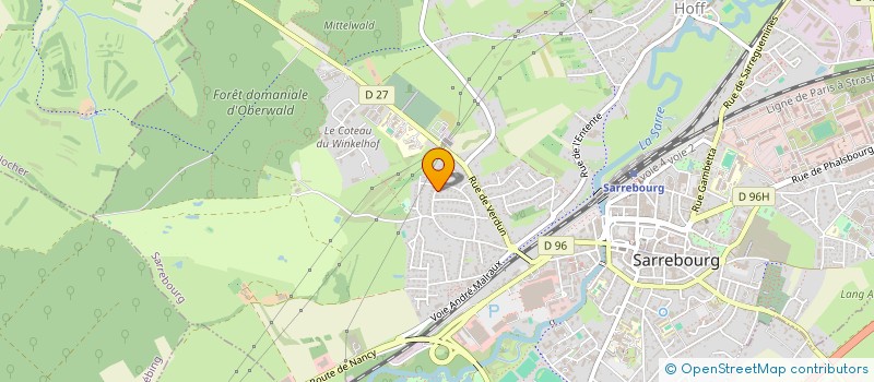localisation de l'entreprise ACAR MSY à SARREBOURG