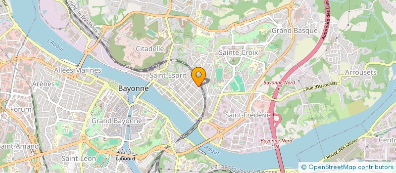 localisation de l'entreprise ACARICIA D.P.C  BAYONNE