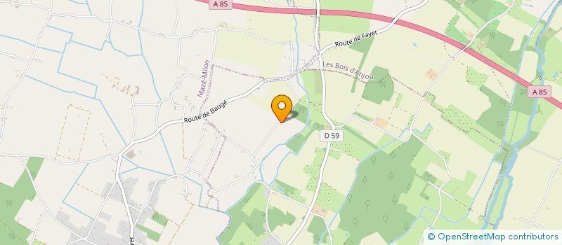 localisation de l'entreprise ACARIS ET MARGAS à LES BOIS D'ANJOU