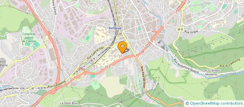 localisation de l'entreprise ACARRE CARRELAGE  SAINT-ETIENNE