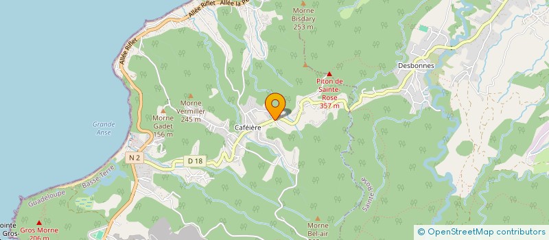 localisation de l'entreprise ACARREAU971 à DESHAIES