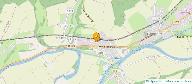 localisation de l'entreprise ACARY PROST  RANCHOT