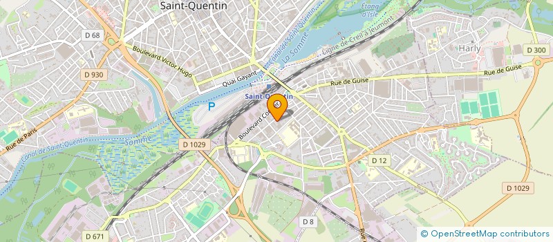localisation de l'entreprise ACAS à SAINT-QUENTIN