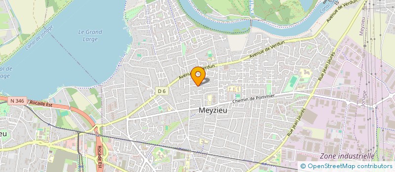 localisation de l'entreprise ACAS  MEYZIEU