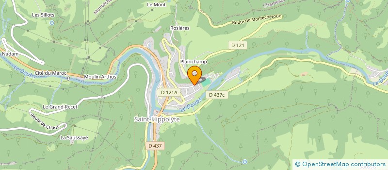 localisation de l'entreprise ACASH COMMER ARTIS SAINT HIPPO à SAINT-HIPPOLYTE