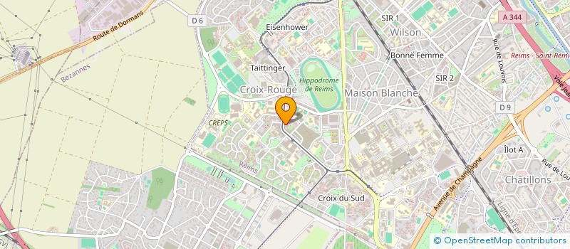 localisation de l'entreprise ACATIE  REIMS