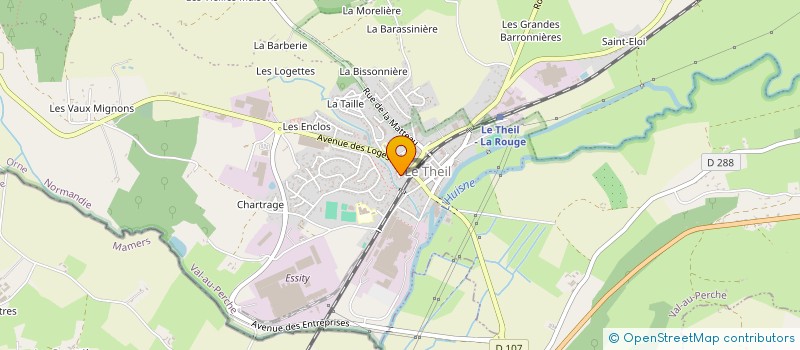 localisation de l'entreprise ACATIX à VAL-AU-PERCHE