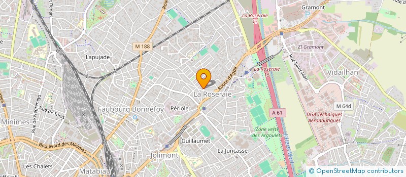 localisation de l'entreprise ACATRA à TOULOUSE