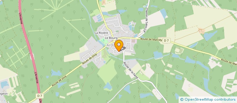 localisation de l'entreprise ACAV ELEC à ARDON