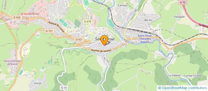 localisation de l'entreprise ACAVI 2000 à SAINT-FLOUR