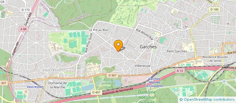 localisation de l'entreprise ACB 2 à GARCHES