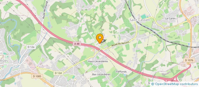 localisation de l'entreprise ACB 38 à REAUMONT