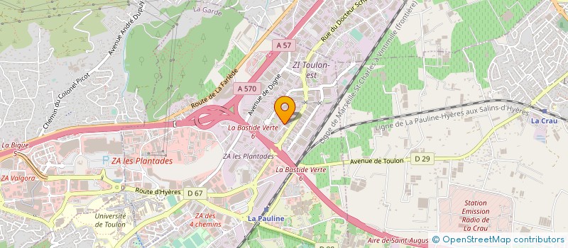 localisation de l'entreprise ACB à LA GARDE